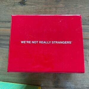We're Not Really Strangers Card Game